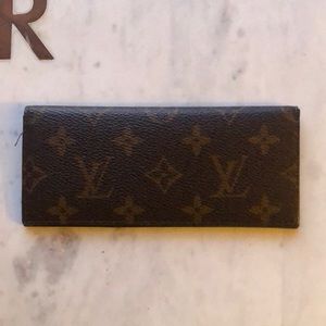 Louis Vuitton checkbook cover